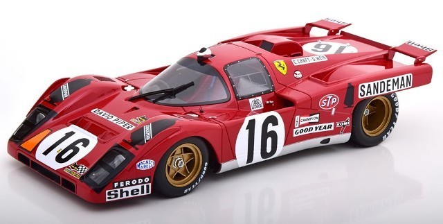 新品 CMR020 CMR 1/18 フェラーリ 512M #16 24h ルマン 1971 Craft