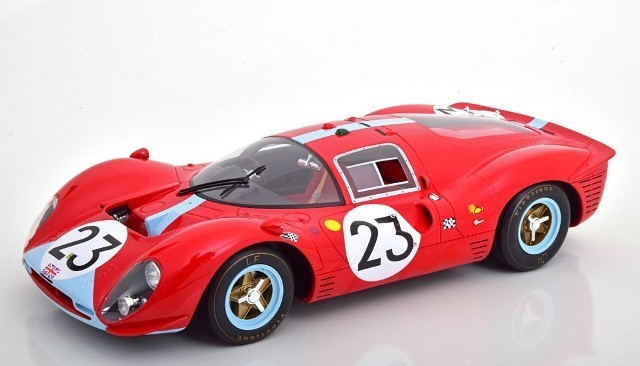 新品 CMR12008 CMR 1/12 フェラーリ 412 P #23 24h ルマン 1967