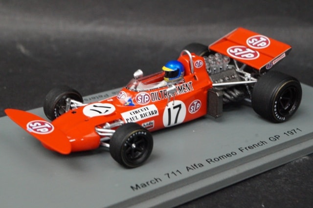 1/43 スパーク S7161 マーチ 711 #17 フランス GP 1971 Ronnie
