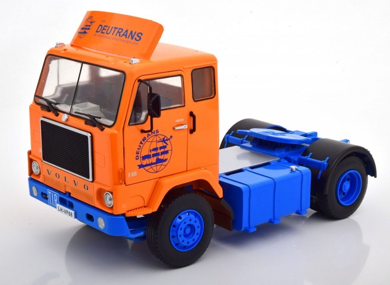 1/18 ボルボ　F88 新品 RK180062 ROAD KINGS 1/18 ボルボ F88 1965 Deutrans orange/blue