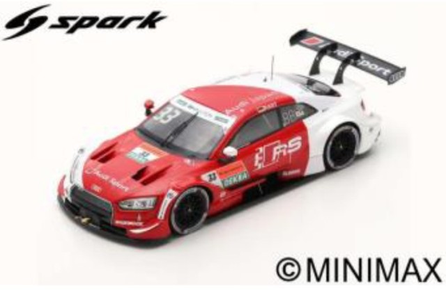 スパーク　1/43 Audi RS5 DTM #33 2019 Diecast model cars Audi RS5 1/43 Spark RS 5 No.53 Sport Team