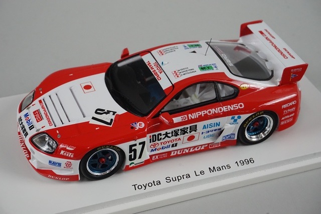 1/43 ①SPARK トヨタ 57号車 1996 ルマン スープラ ミニカー