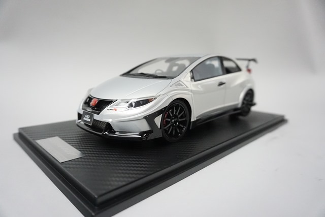 新品 20D04-07 onemodel 1/18 ホンダ Civic FK2 Mugen Polished Metal