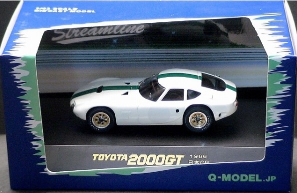 新品QMC-029 Q-MODEL 1/43 トヨタ 2000GT 日本GP 1966 福沢号練習仕様