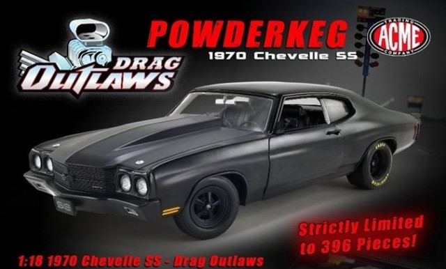予約A1805520 ACME 1/18 シボレー Chevelle SS 1970 Drag Outlaw