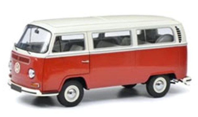 予約452030300 シュコー 1/64 フォルクスワーゲン T2 バス レッド