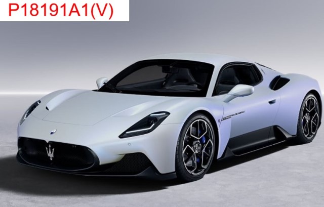 予約P18191A1V BBR 1/18 マセラティ MC20 2020 Bianco Audace