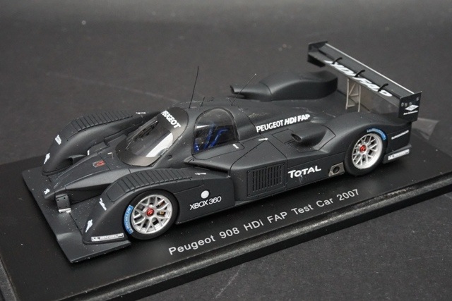 スパーク 1/43 プジョー 908 HDI FAP 限定 ウェザリング仕様 再生産予約] スパーク 1/43 プジョー 908 ルマン 2009 No.9 ウィナー