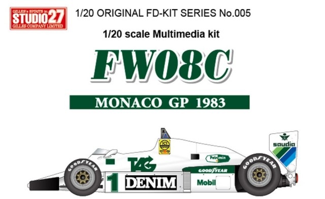 STUDIO27 1/20 FW08C モナコGP 1983 Studio27 1/20 FW08C Monaco GP Kit | eBay