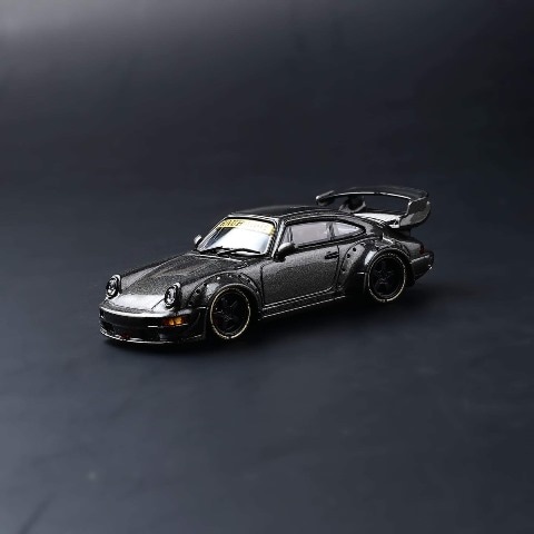PGM モデル1/64 ミニカーRWBポルシェ 964とMIANKI PGM 1:64 Porsche RWB 964 Black Apple Livery – CarBro MC