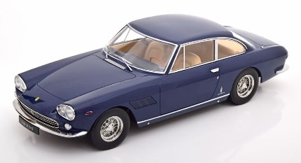 新品 KKDC180425 KK scale 1/18 フェラーリ 330 GT 2+2 1964 darkblue