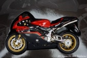 1/12 �ߥ˥����ץ� 122121700 MV Agusta F4 Tamburini 2005 Black/Rad
