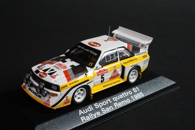 1/43 ミニチャンプス 5030500803 Audi Sport quattro S1 Rallye San