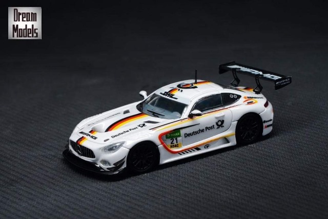 ミニカー　AMG GT3 ミニカー MOTORMAX 1/24 メルセデスベンツ AMG GT3 青色 予約