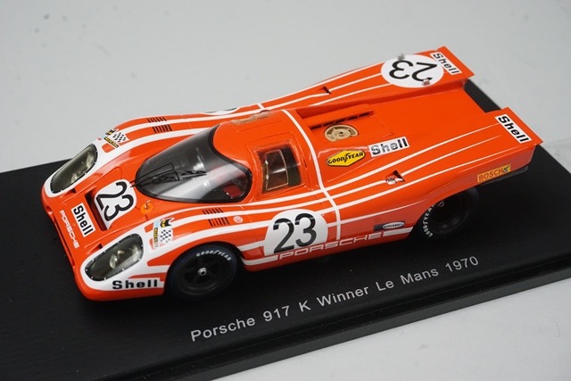 GΣ167 ミニカー オートアート 1/43 ポルシェ 917K #23 ル・マン 1970 優勝車 AUTOart PORSCHE LEMANS WINNER 未使用 1/43 スパーク 43LM70 ポルシェ 917K ルマン 優勝 1970 #23, Boost