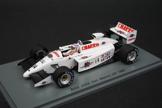 1/43 スパーク S7220 AGS JH22 San Marino GP 1987 Pascal Fabre