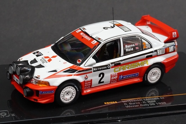 1/43 イクソ KBI064 三菱 カリスマ GT ラリー・グレートブリテン