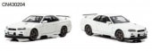 ���� CN430204 �����ͥ� 1/43 ���� �������饤�� GT-R Vspec2 Nur (BNR34) 2002 White Pearl ����500�� 