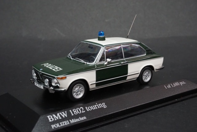 ミニチャンプスBMW 1802 ツーリング POLIZEI MUENCHEN ミニチャンプスBMW 1802 ツーリング POLIZEI MUENCHEN