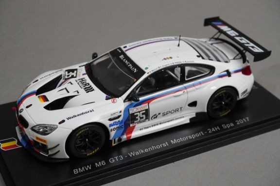 1/43 スパーク SB177 BMW M6 GT3 Walkenhorst Motorsport SPA 24H 2017