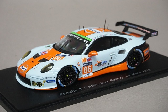 1/43 スパーク S5141 ポルシェ 911 RSR Gulf Racing LM 2016 #86