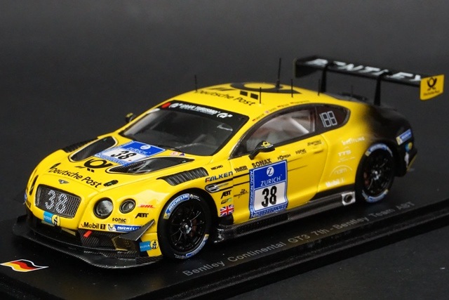 1/43 スパーク SG236 ベントレー Continental GT3 #38 7th 24h