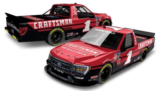 予約 TX12124CRFHD ライオネルレーシング 1/24 フォード F-150 NASCAR