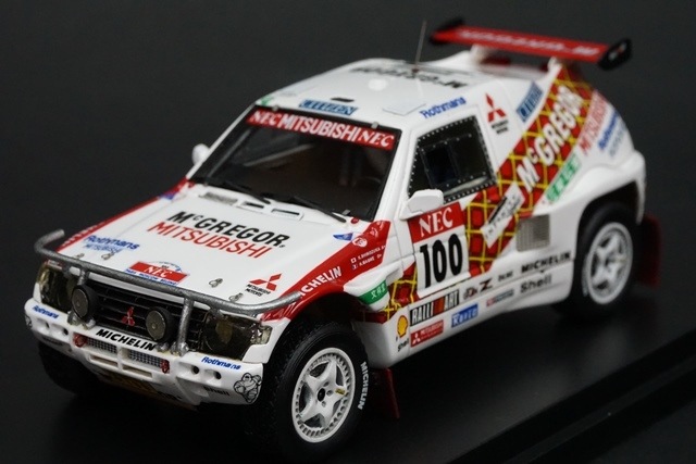 1/43 HPI 8930 三菱 パジェロ パリ モスクワ 北京 1992 #100, Boost