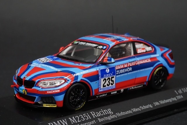 BMW M235i 24h ニュル 2014 ミニカー ミニチャンプス 1/43