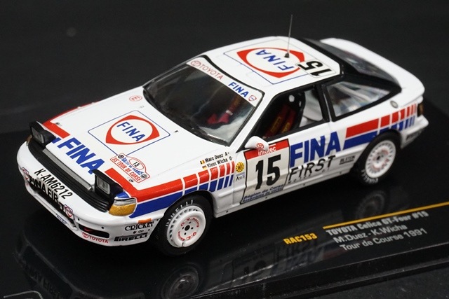 希少hpi 1/43 セリカGT-FOUR 1991 ツール ド コルス #15 希少hpi 1/43 セリカGT-FOUR 1991 ツール ド コルス #15 - メルカリ