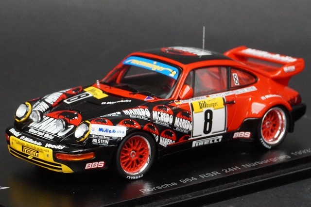 1/43 スパーク SG016 ポルシェ 911 RSR 3.8 #8 24H Nurburgring 1993 W
