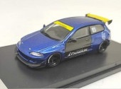 21A06-31 onemodel 1/64 ۥ Cvic EG6 Rocket Bunny Blue Carbon fiber edition