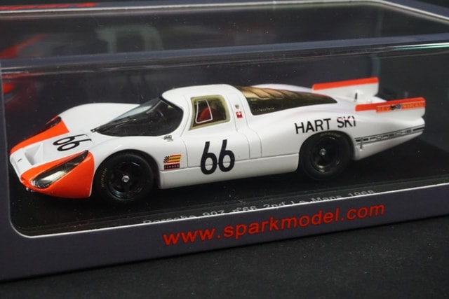 1/43 スパーク S3480 ポルシェ 907 #66 2nd LM 1968 D.Spoerry - R