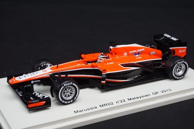 【国内正規総代理店アイテム】 1/43 スパーク S3065 マルシャ MR02 #22 2013 Jules Bianchi ミニカー