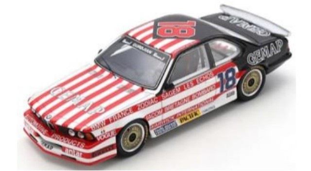 新品 SF257 スパーク 1/43 BMW BMW 635 CSi #18 Championnat de