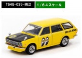 ���� T64G-026-ME2 Tarmac Works 1/64  MIJO EXCLUSIVE DATSUN BLUEBIRD 510 WAGON MOONEYES SPECIAL EDITION.