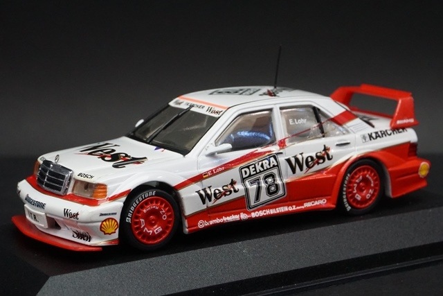 1/43 ミニチャンプス 13131 メルセデス 190 E Evo 2 Team AMG-West