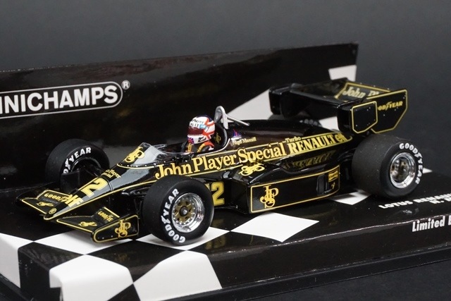 1/43 ミニチャンプス 417840012 ロータス ルノー 95T N.マンセル 1984