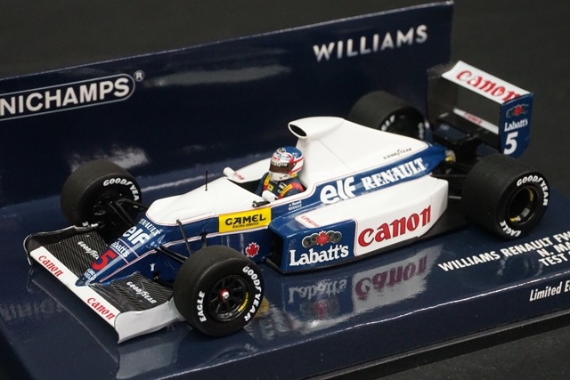 1/43 ミニチャンプス 437910105 ウィリアムズルノー FW103B N.マンセル