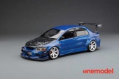 ���� 20C03-22 onemodel 1/18 ��ɩ VOLTEX EVO IX Carbon bonnet Ver. Blue