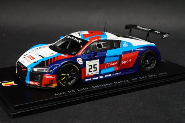 1/43 スパーク SB258 アウディ R8 LMS GT3 Belgian Audi Club Team WRT