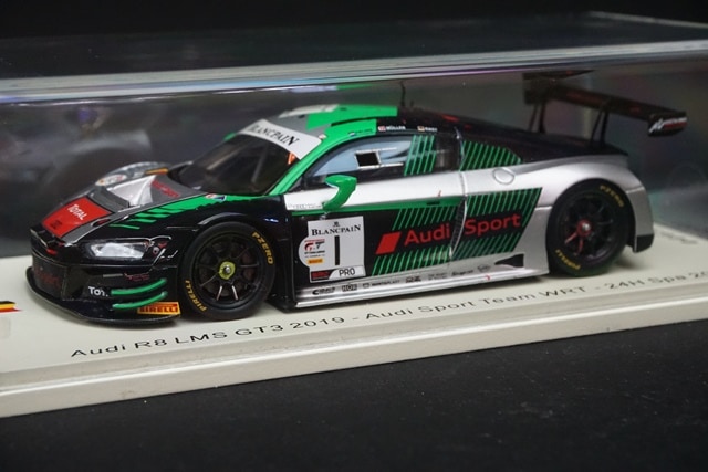 1/43 スパーク SB266 アウディ R8 LMS GT3 Audi Sport Team WRT SPA24h