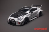 ���� 22L03-01 onemodel 1/18 ���� LB-Silhouette WORKS GT 35GT-RR  White Carbon bonnet limited 199pcs
