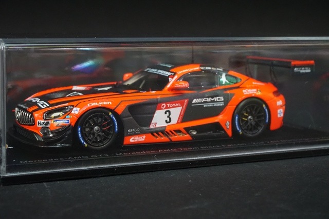 1/43 スパーク SG522 メルセデス AMG GT3 Black Falcon 2位