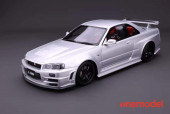 ���� 22A01-07 onemodel 1/18 ���� Nismo R34 GT-R Z-tune Silver