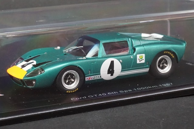 Bang製 フォード GT40 ミニカー 1/43スケール 33 1/43 スパーク SB184 フォード GT40 6位 Spa 1000km 1967#4
