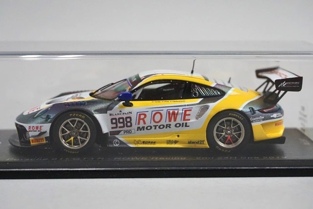 1/43 スパーク SB252 ポルシェ 911 GT3 R ROWE Racing 2位 SPA 24h