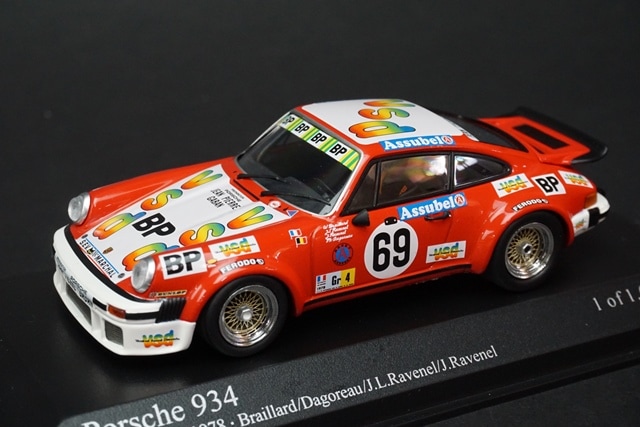 ミニカー 1/43 ミニチャンプス ポルシェ934 ルマン Porsche fkip.unmul