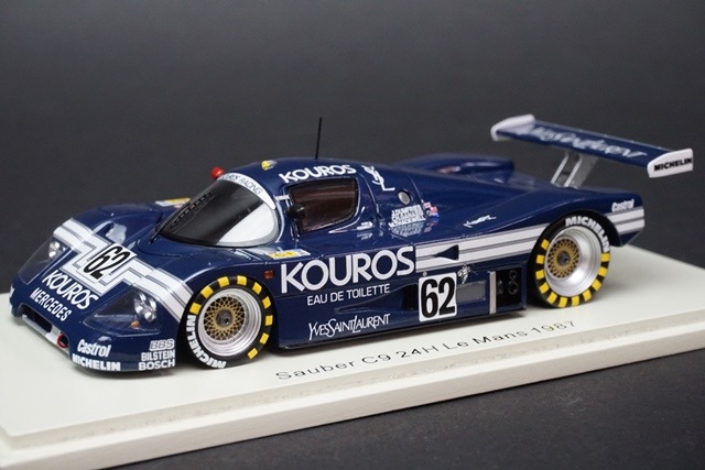 1/43 スパーク S1256 ザウバー C9 #62 24H Le Mans 1987 J.Dumfries C