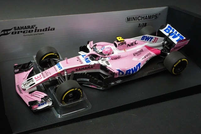 1/18 ミニチャンプス 110180031 FORCE INDIA MERCEDES VJM11 E OCON